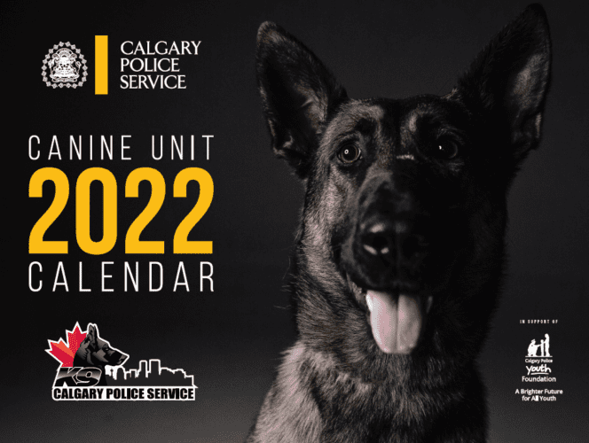 2022 Canine Unit Calendar - Front Cover